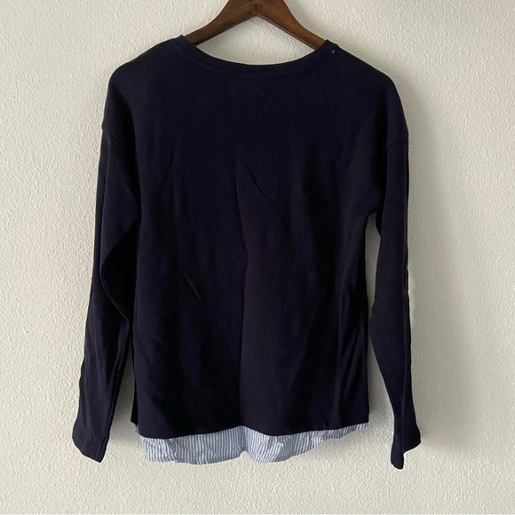 Quiet Luxury NEW Organic Cotton Sweater Bonjour Small Normcore French Girl Style - Picture 15 of 16